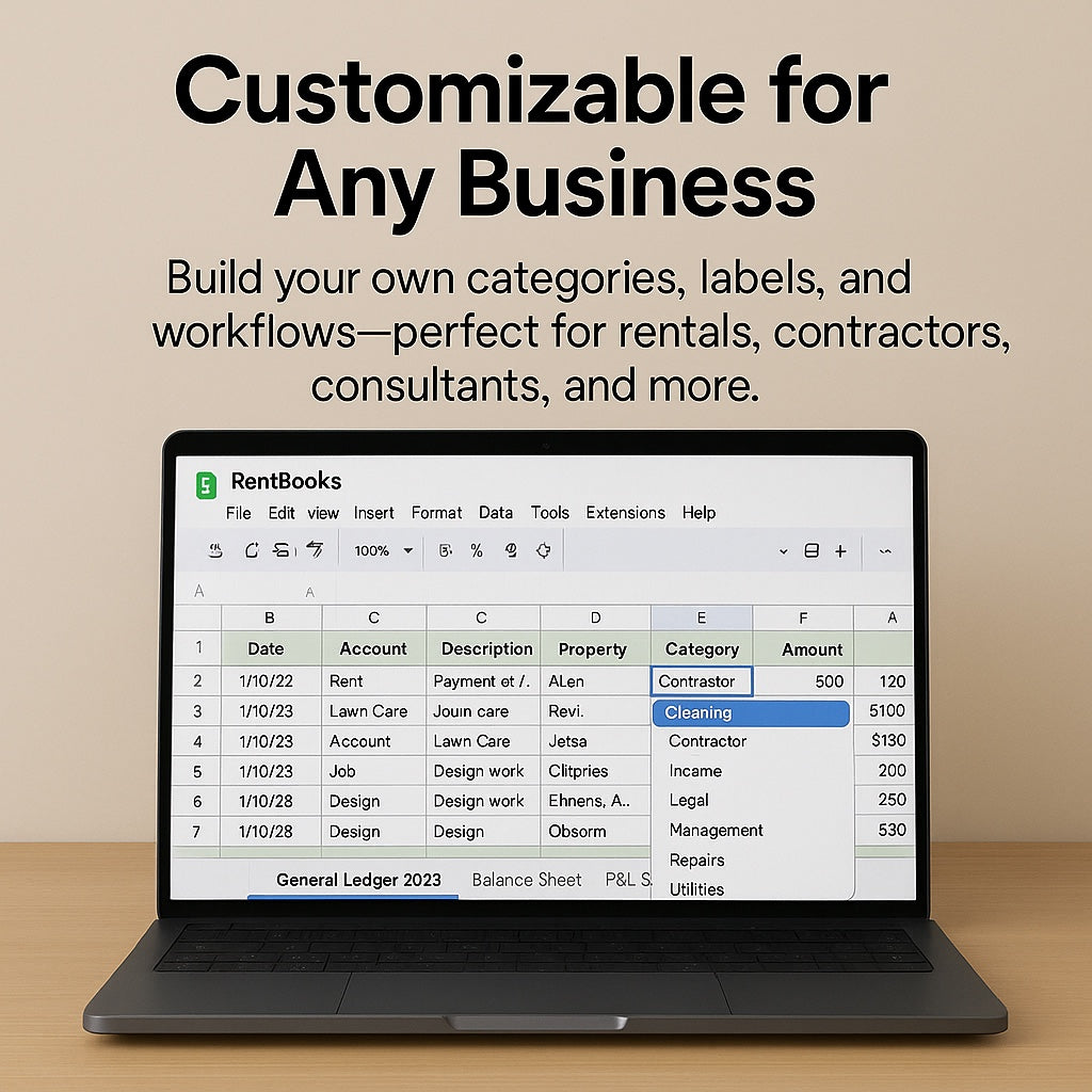 RentBooks + RentRoll - Complete Business Accounting and Management